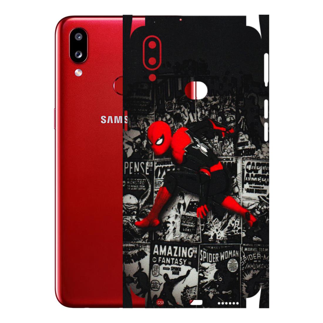 Samsung A/S Series Phone Skins (All Models) - SpiderMan New - 3D Embossed Finish (L-162) Samsung Galaxy A10S