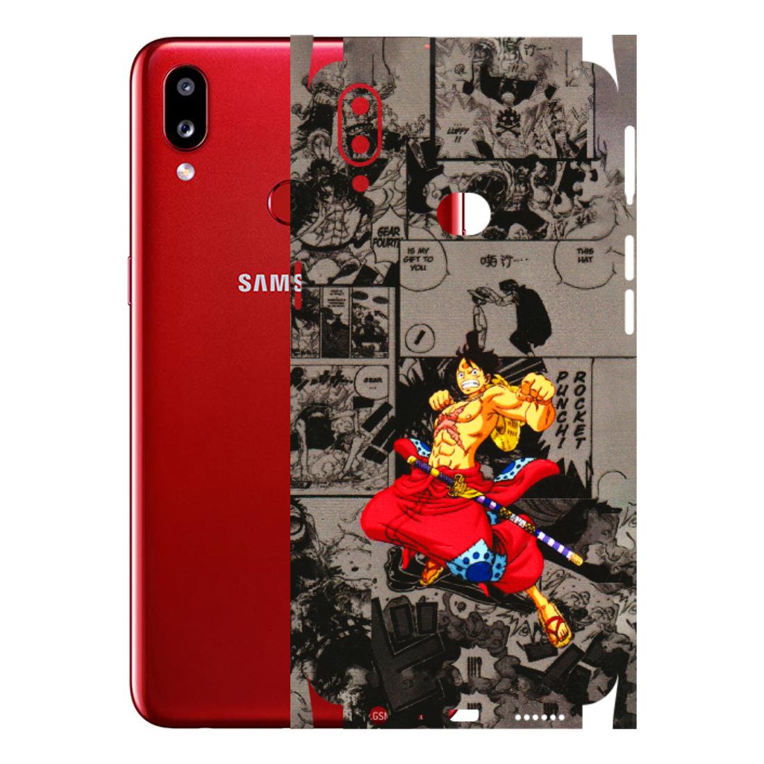 Samsung A/S Series Phone Skins (All Models) - One Piece Rocket Punch Manga - 3D Embossed Finish (L-25) Samsung Galaxy A10S