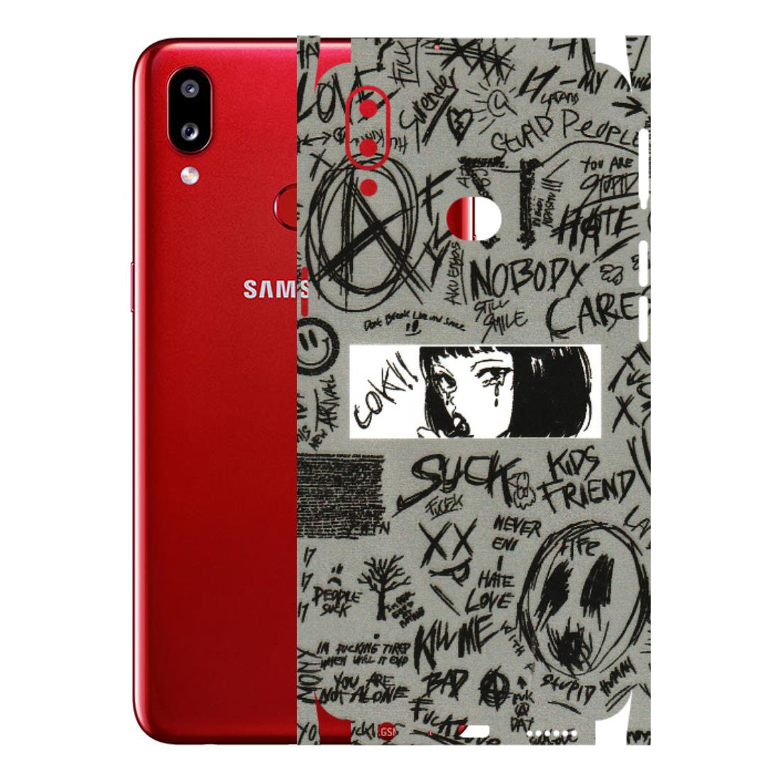 Samsung A/S Series Phone Skins (All Models) - Never Have Love Anime - 3D Embossed Finish (L-260) Samsung Galaxy A10S
