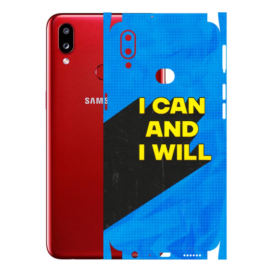 Samsung A/S Series Phone Skins (All Models) - I Can And I Will - 3D Embossed Finish (L-281) Samsung Galaxy A10S