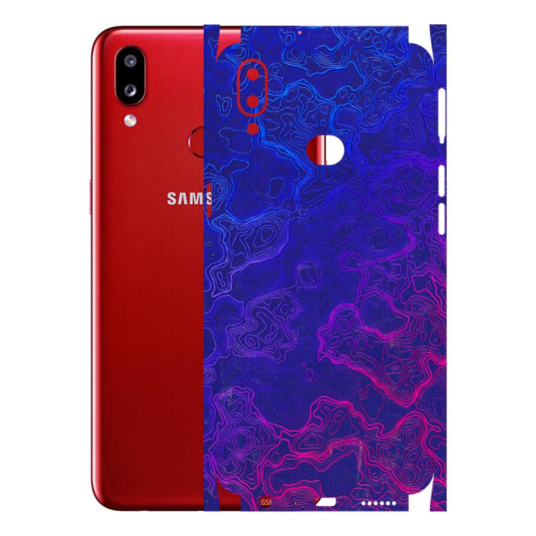 Samsung A/S Series Phone Skins (All Models) - Purple Ripples Swirl - 3D Embossed Finish (L-314) Samsung Galaxy A10S