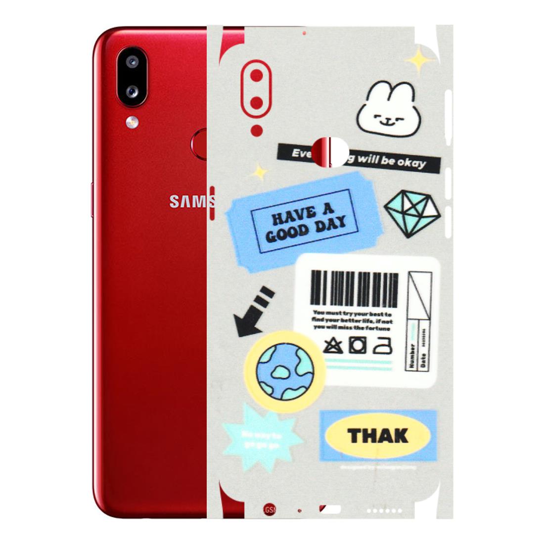 Samsung A/S Series Phone Skins (All Models) - Will Be Okay Design - 3D Embossed Finish (L-316) Samsung Galaxy A10S
