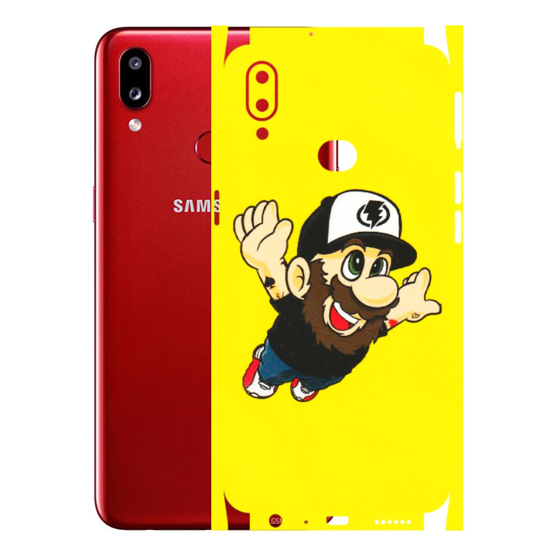 Samsung A/S Series Phone Skins (All Models) - Flying Beardo - 3D Embossed Finish (L-60) Samsung Galaxy A10S