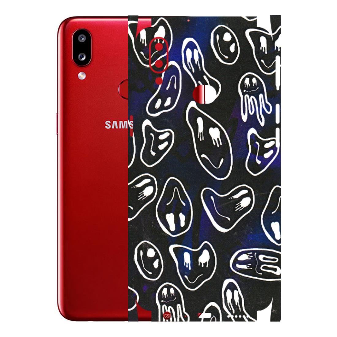 Samsung A/S Series Phone Skins (All Models) - Distorted Smileys - 3D Embossed Finish (L-92) Samsung Galaxy A10S