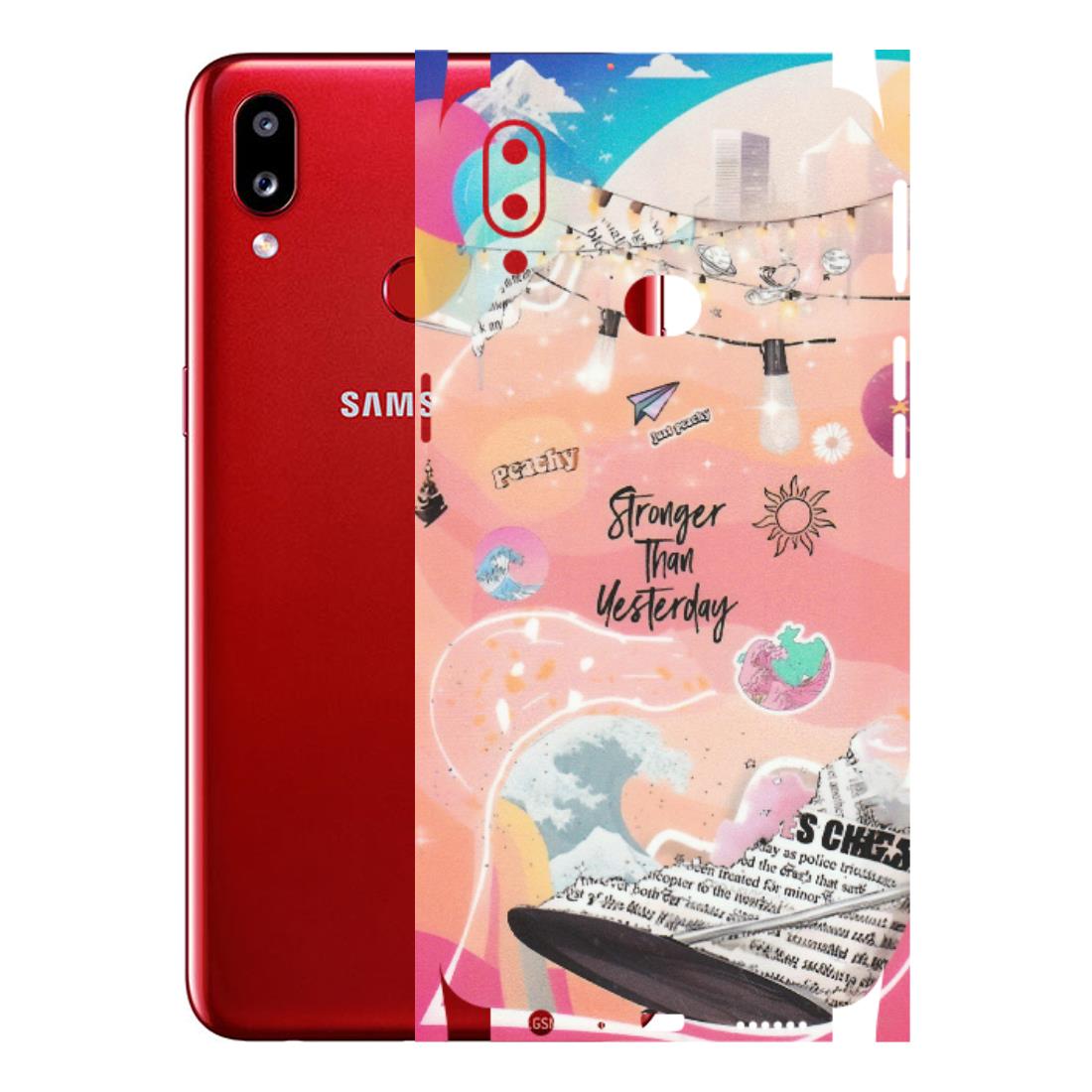 Samsung A/S Series Phone Skins (All Models) - Stronger Then Yesterday - Matte Finish (M-128) Samsung Galaxy A10S