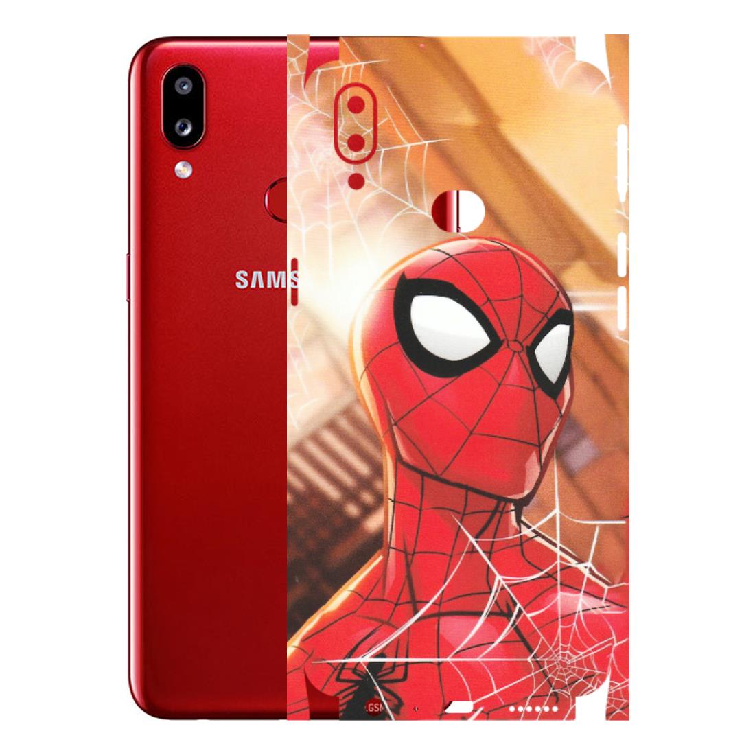 Samsung A/S Series Phone Skins (All Models) - Spiderman Face New - Matte Finish (M-41) Samsung Galaxy A10S