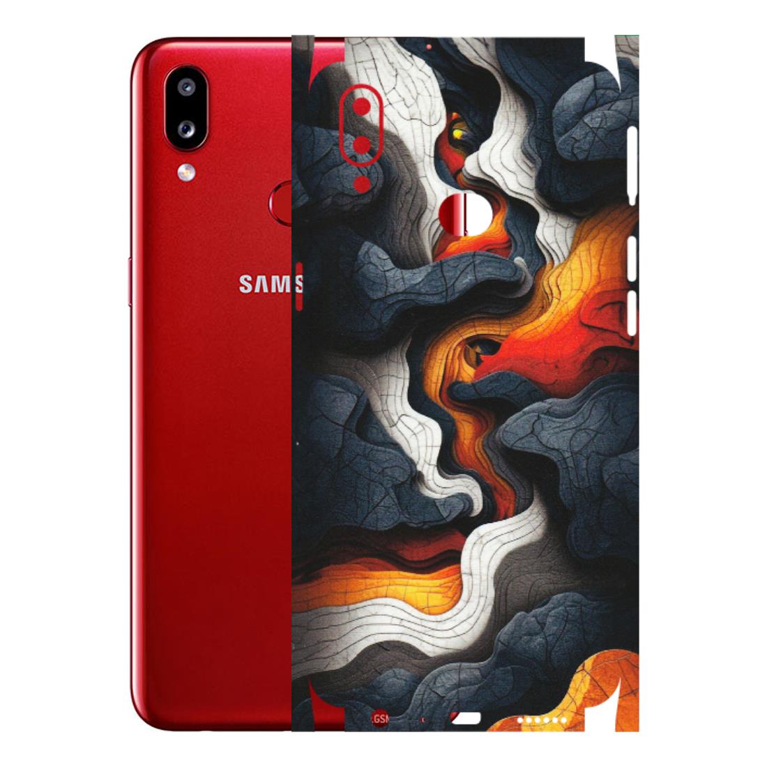Samsung A/S Series Phone Skins (All Models) - Abstract Volcanic Layers - Matte Finish (M-52) Samsung Galaxy A10S