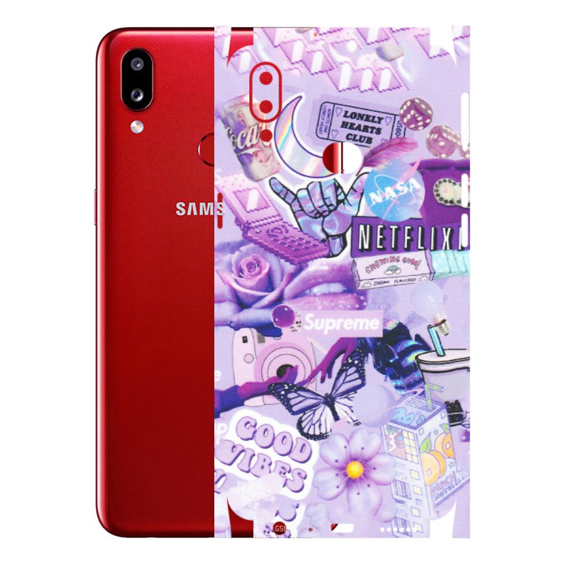 Samsung A/S Series Phone Skins (All Models) - Supreme Purple Magic - Matte Finish (M-88) Samsung Galaxy A10S