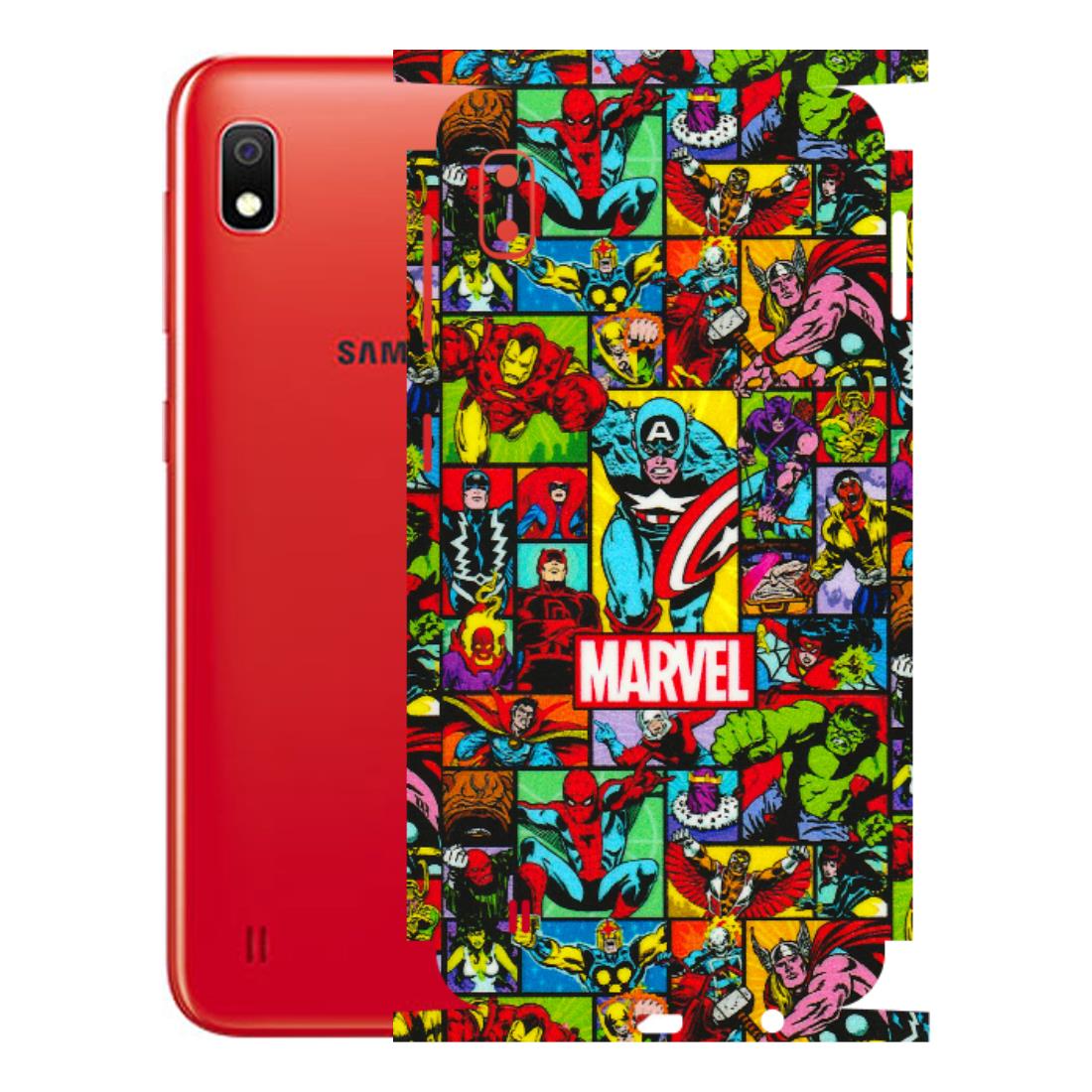Samsung A/S Series Phone Skins (All Models) - MARVELOUS Comic Characters - 3D Embossed Finish (L-129) Samsung Galaxy A10
