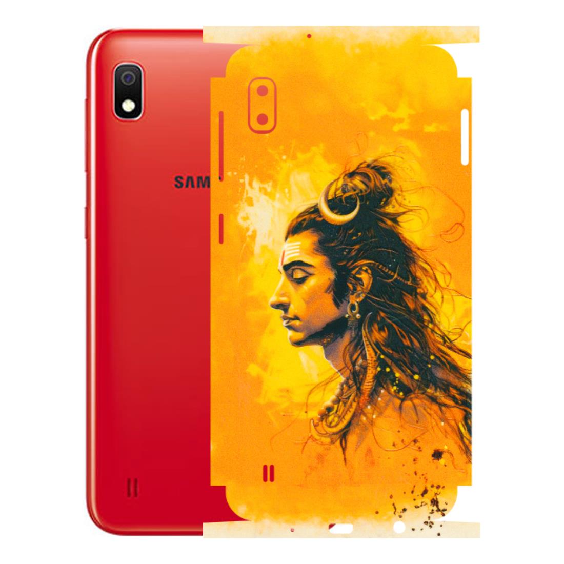 Samsung A/S Series Phone Skins (All Models) - Shiv Shakti - 3D Embossed Finish (L-14) Samsung Galaxy A10