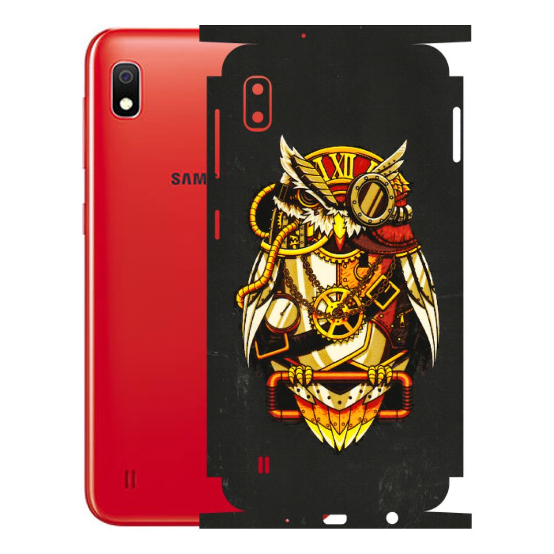 Samsung A/S Series Phone Skins (All Models) - Classy Smart Owl - 3D Embossed Finish (L-144) Samsung Galaxy A10