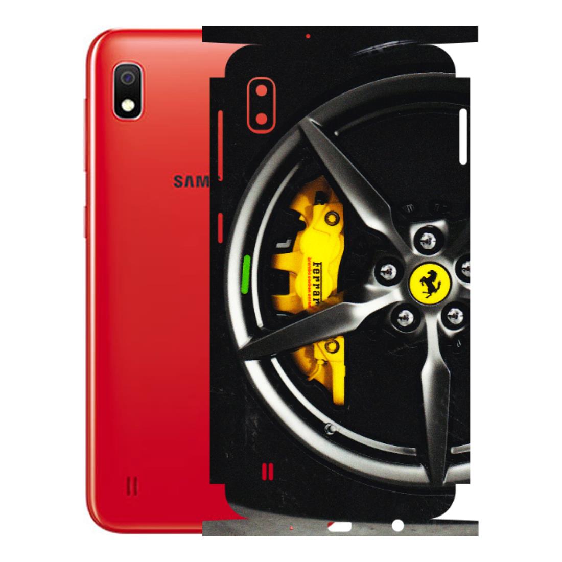 Samsung A/S Series Phone Skins (All Models) - Ferrari Wheel Alloy - 3D Embossed Finish (L-173) Samsung Galaxy A10