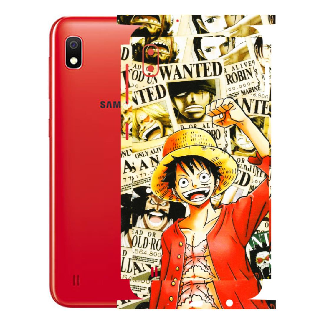 Samsung A/S Series Phone Skins (All Models) - Luffy Anime - 3D Embossed Finish (L-177) Samsung Galaxy A10