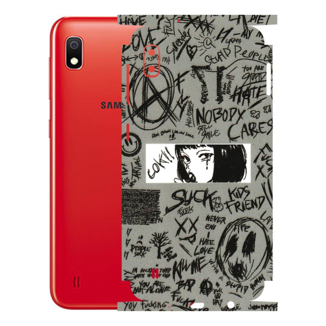 Samsung A/S Series Phone Skins (All Models) - Never Have Love Anime - 3D Embossed Finish (L-260) Samsung Galaxy A10