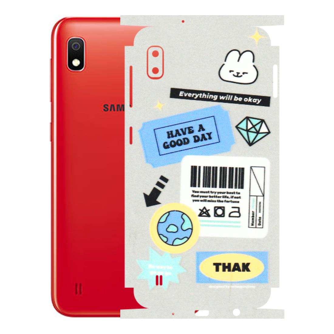 Samsung A/S Series Phone Skins (All Models) - Will Be Okay Design - 3D Embossed Finish (L-316) Samsung Galaxy A10