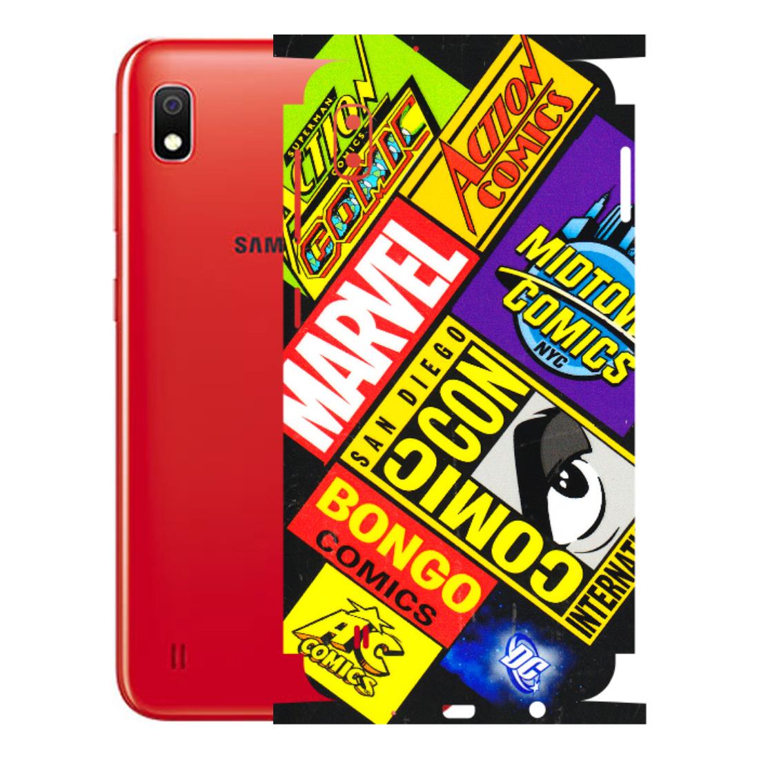 Samsung A/S Series Phone Skins (All Models) - Bongo Comic Con - 3D Embossed Finish (L-325) Samsung Galaxy A10