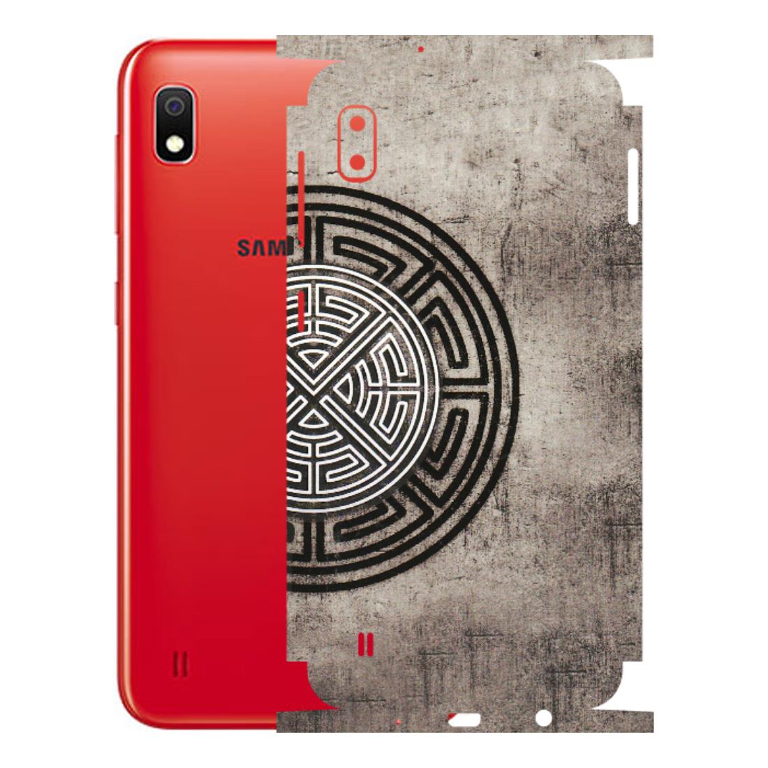 Samsung A/S Series Phone Skins (All Models) - Mysterious Circular Design - 3D Embossed Finish (L-63) Samsung Galaxy A10