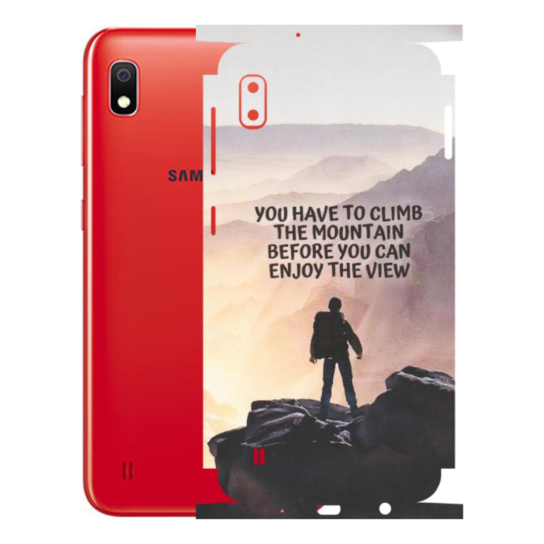 Samsung A/S Series Phone Skins (All Models) - Motivational Hiking Mountain - Matte Finish (M-28) Samsung Galaxy A10