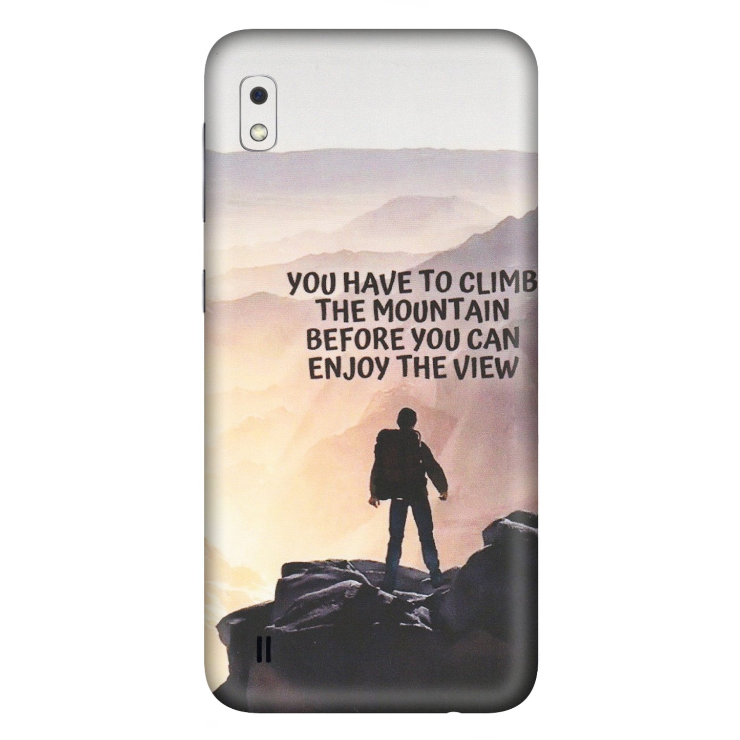 Samsung A/S Series Phone Skins (All Models) - Motivational Hiking Mountain - Matte Finish (M-28) Samsung Galaxy A10