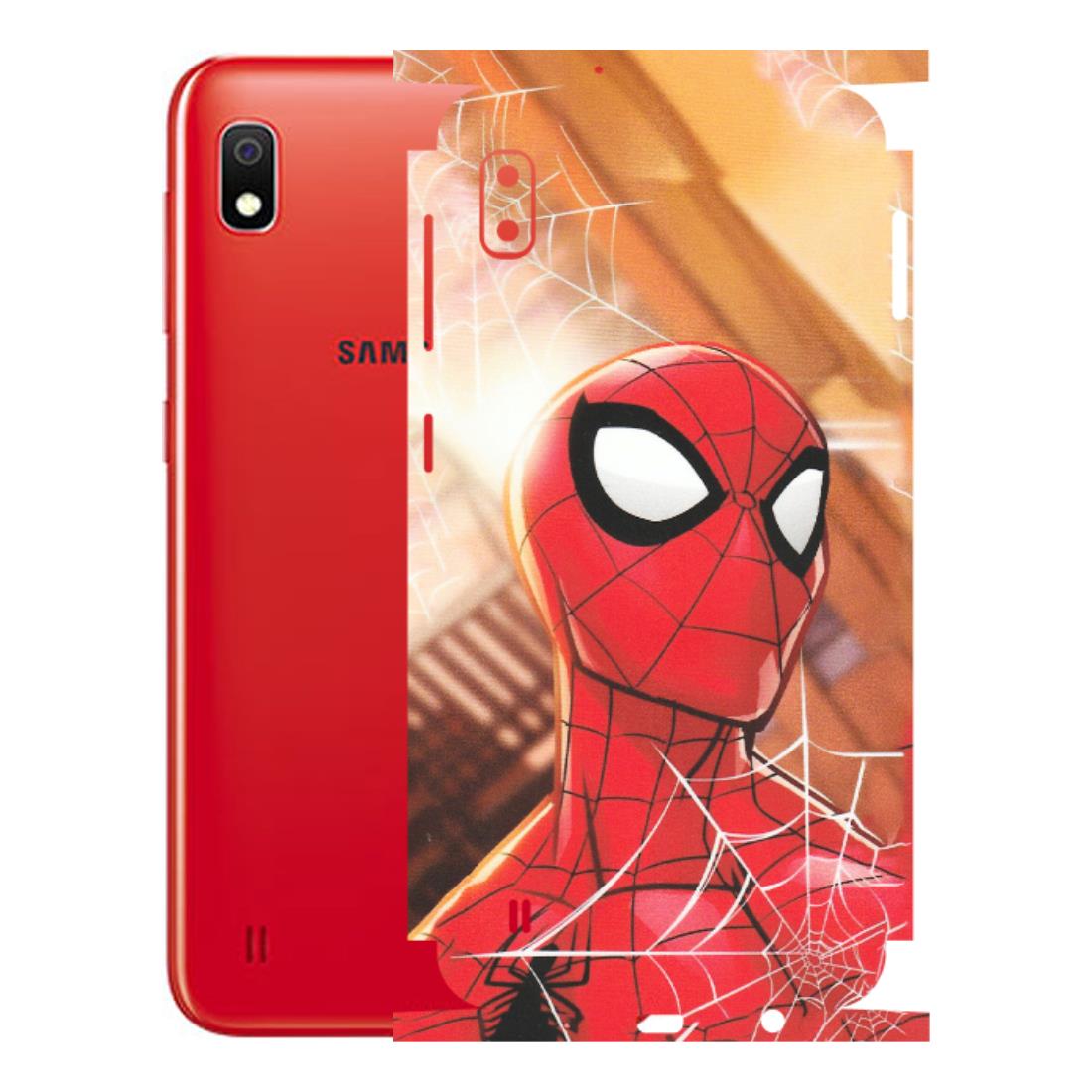 Samsung A/S Series Phone Skins (All Models) - Spiderman Face New - Matte Finish (M-41) Samsung Galaxy A10