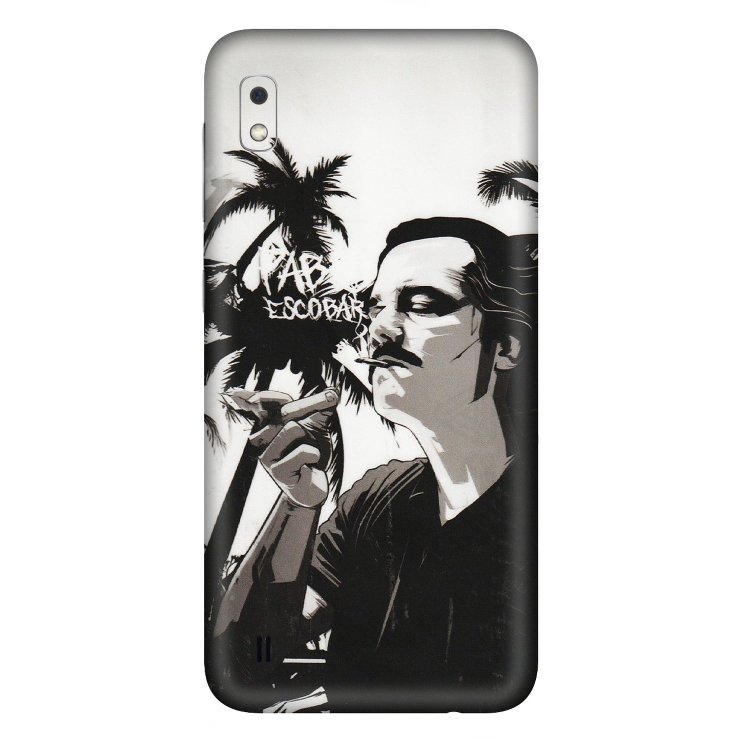 Samsung A/S Series Phone Skins (All Models) - Pab Escobar - Transparent Finish (T-05) Samsung Galaxy A10