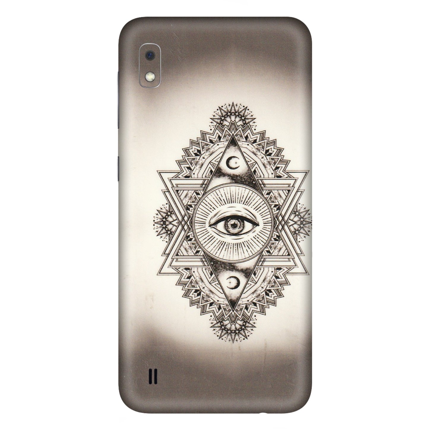 Samsung A/S Series Phone Skins (All Models) - Illuminati Great Eye - Transparent Finish (T-14) Samsung Galaxy A10