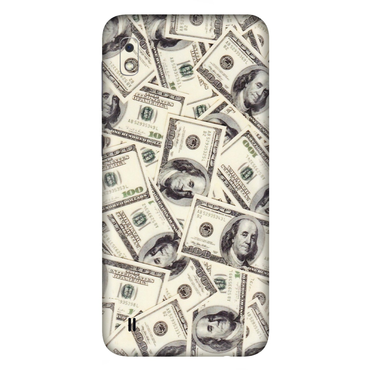 Samsung A/S Series Phone Skins (All Models) - Dollar Lover - Transparent Finish (T-17) Samsung Galaxy A10