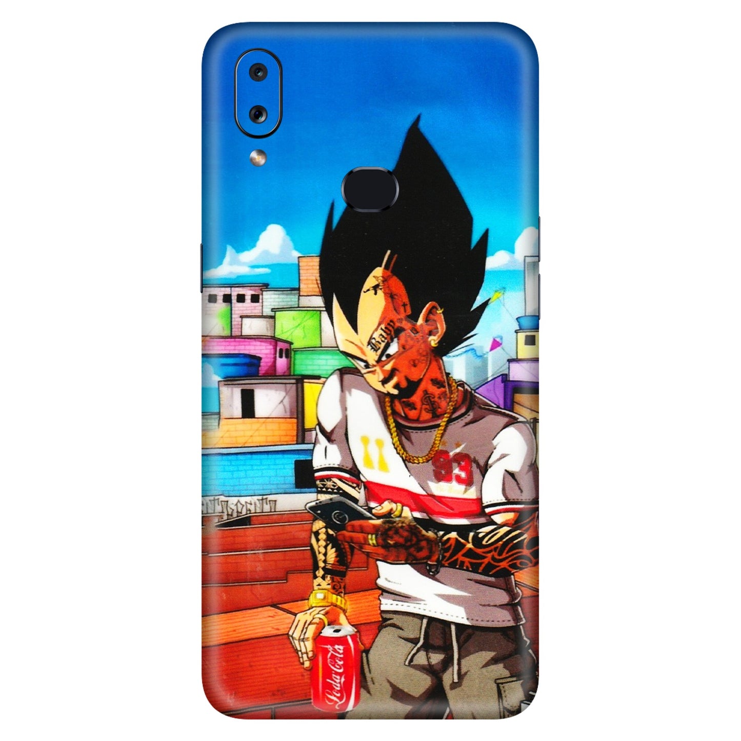 Samsung A/S Series Phone Skins (All Models) - Vegeta - 3D Embossed Finish (L-136) Samsung Galaxy A10S