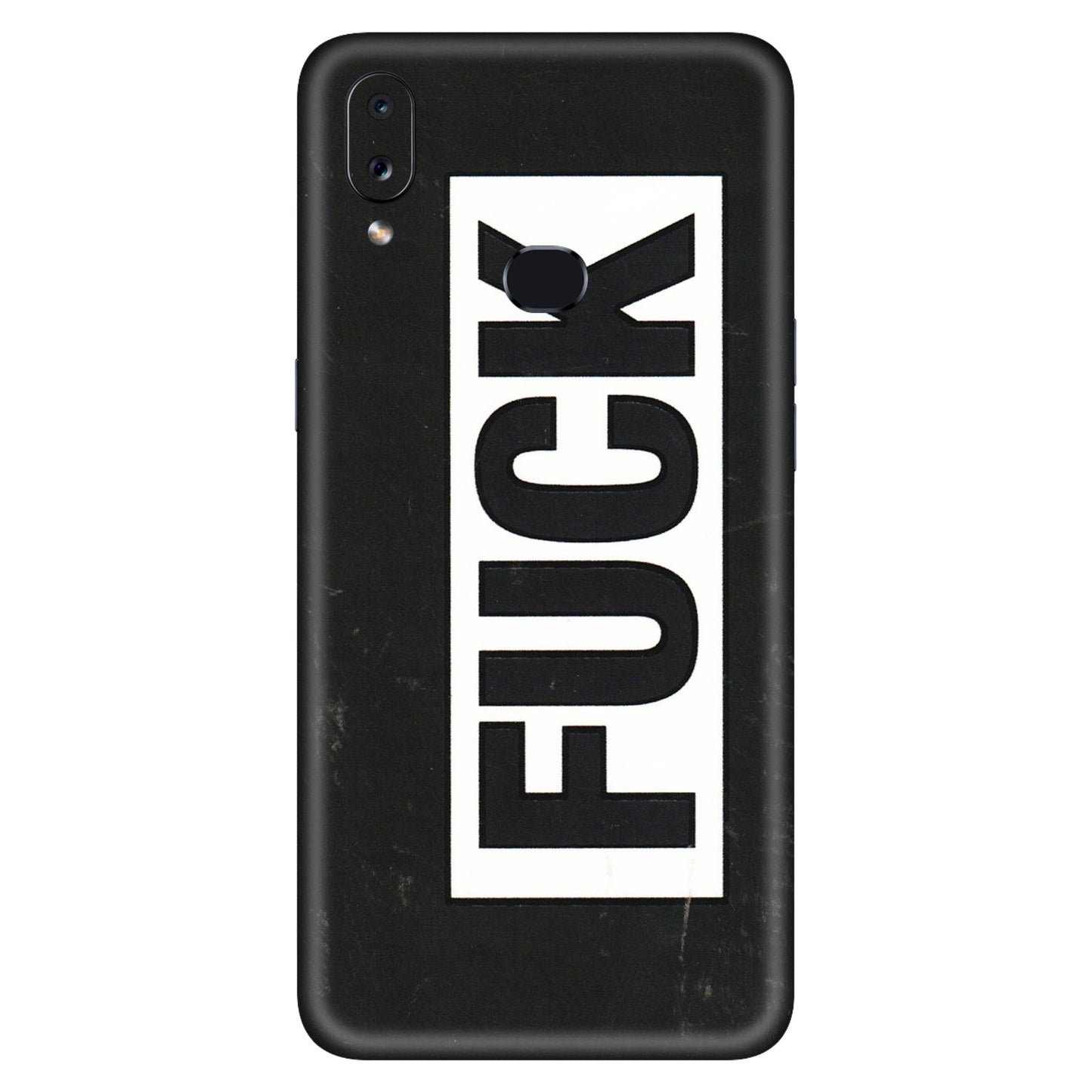 Samsung A/S Series Phone Skins (All Models) - The F Word - 3D Embossed Finish (L-255) Samsung Galaxy A10S
