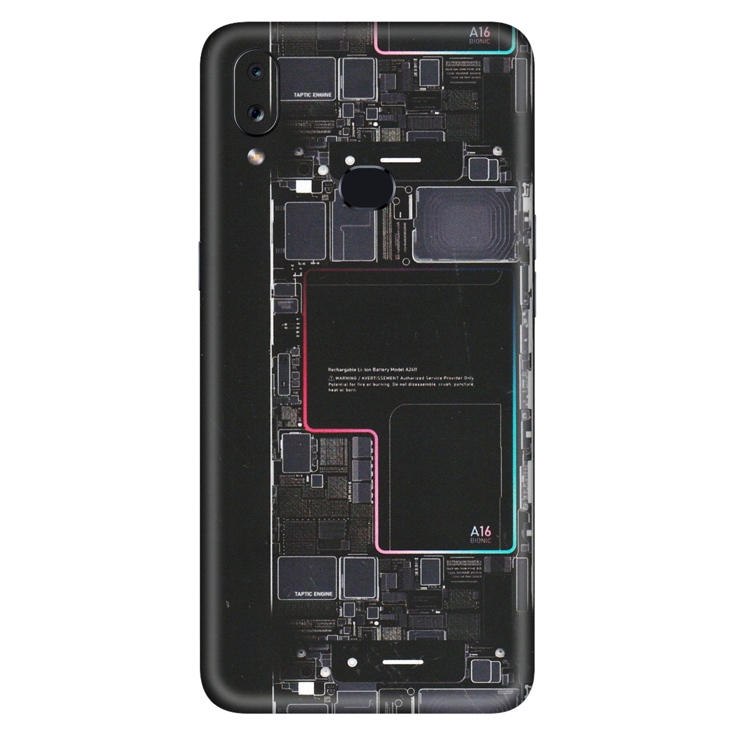 Samsung A/S Series Phone Skins (All Models) - Motherboard Circuit Layout - Matte Finish (M-117) Samsung Galaxy A10S
