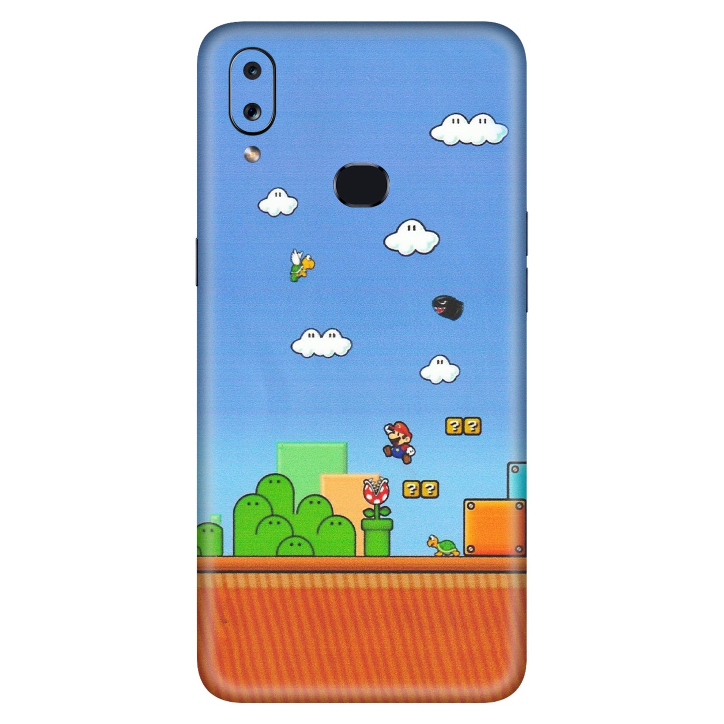 Samsung A/S Series Phone Skins (All Models) - Mario Game Scene - Matte Finish (M-24) Samsung Galaxy A10S