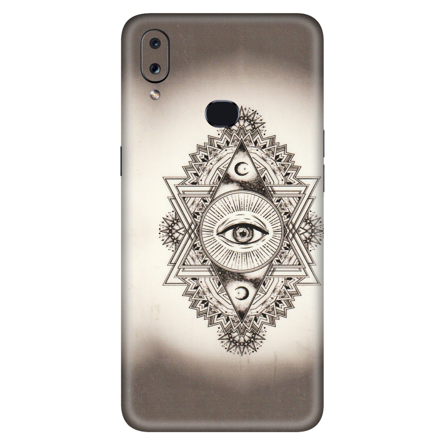 Samsung A/S Series Phone Skins (All Models) - Illuminati Great Eye - Transparent Finish (T-14) Samsung Galaxy A10S