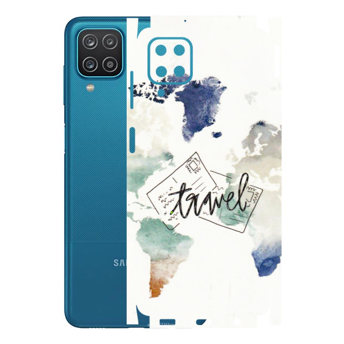 Samsung A/S Series Phone Skins (All Models) - Travel The World - 3D Embossed Finish (L-232) Samsung Galaxy A12