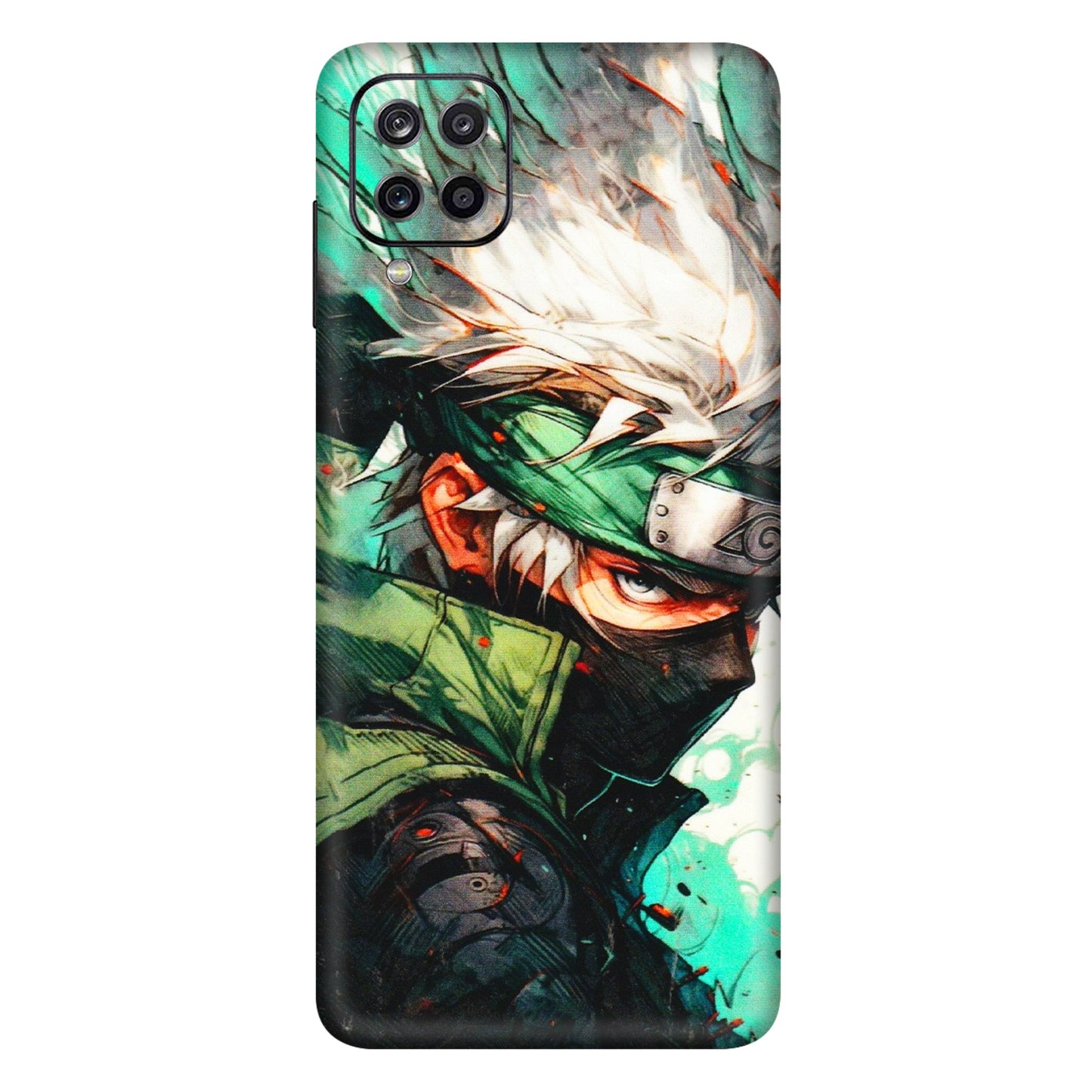 Samsung A/S Series Phone Skins (All Models) - Kakashi Side Profile - 3D Embossed Finish (L-249) Samsung Galaxy A12