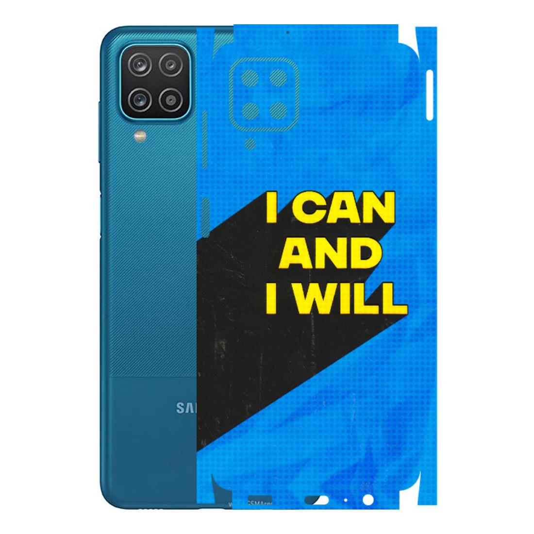 Samsung A/S Series Phone Skins (All Models) - I Can And I Will - 3D Embossed Finish (L-281) Samsung Galaxy A12