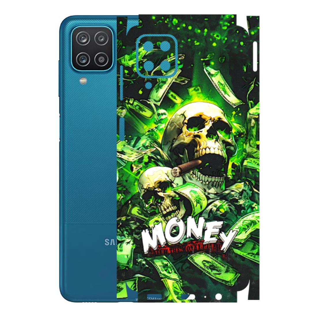 Samsung A/S Series Phone Skins (All Models) - Skull Money - 3D Embossed Finish (L-303) Samsung Galaxy A12