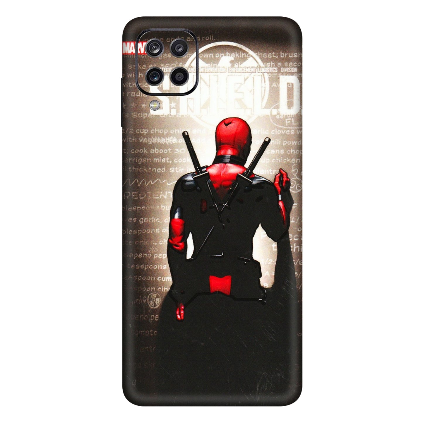 Samsung A/S Series Phone Skins (All Models) - Deadpool - 3D Embossed Finish (L-56) Samsung Galaxy A12