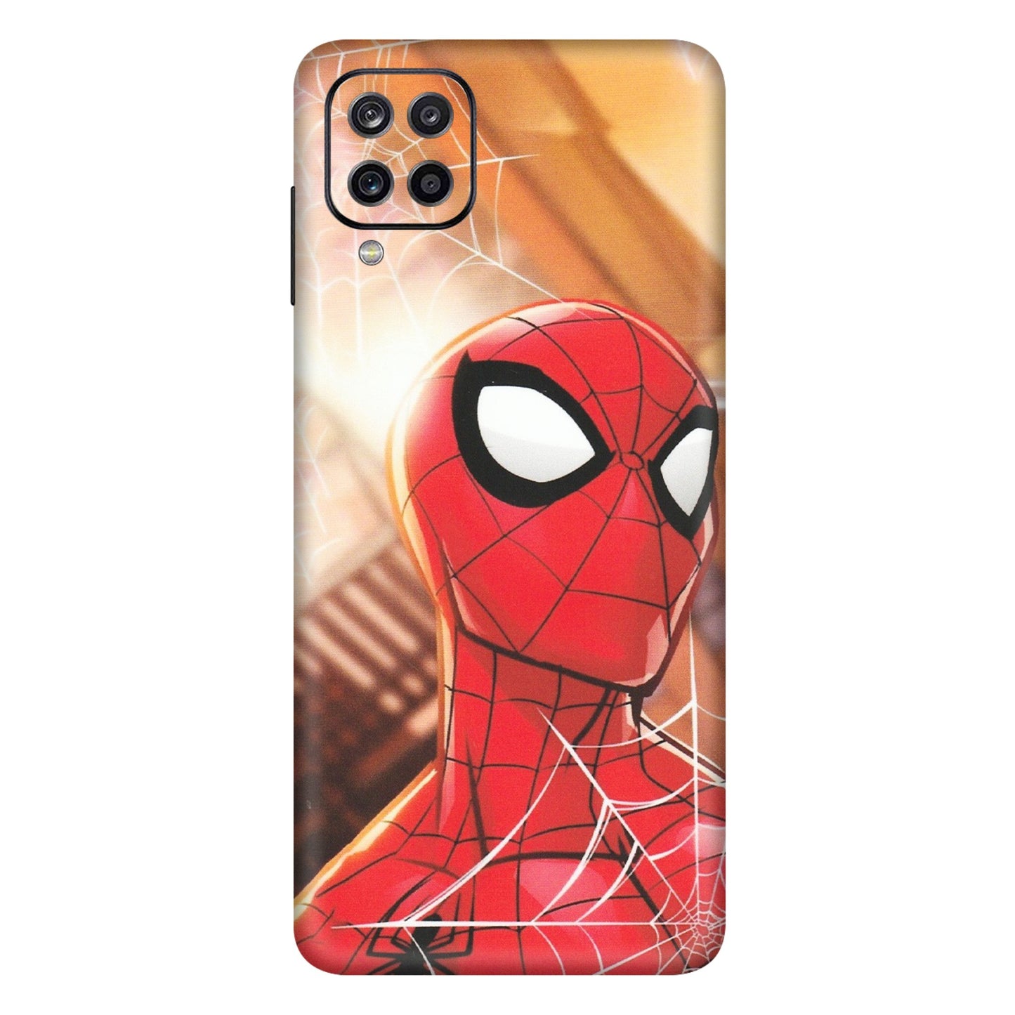 Samsung A/S Series Phone Skins (All Models) - Spiderman Face New - Matte Finish (M-41) Samsung Galaxy A12