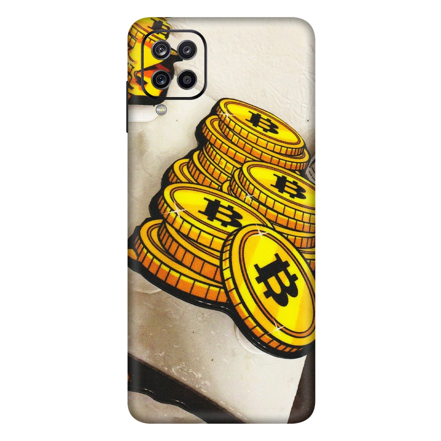 Samsung A/S Series Phone Skins (All Models) - Billionaire Bitcoin Collection - Matte Finish (M-92) Samsung Galaxy A12