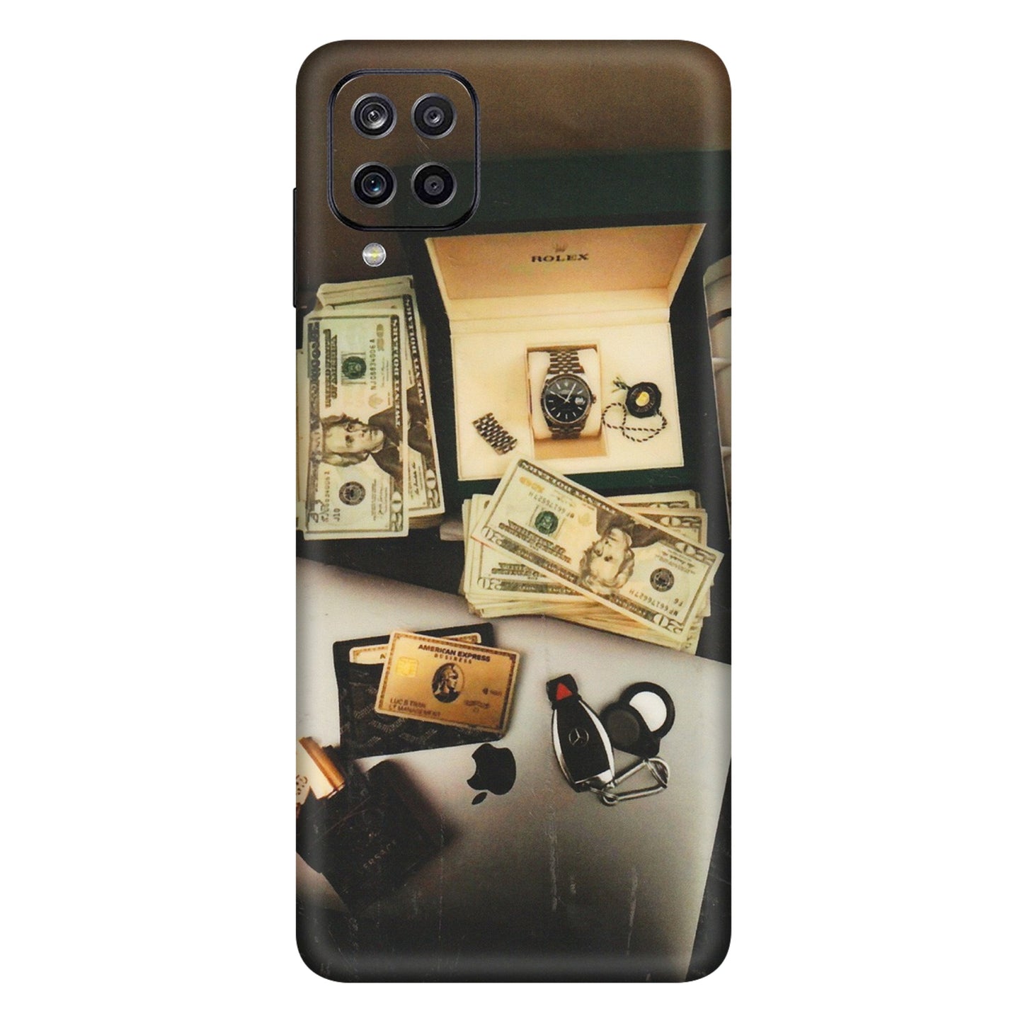 Samsung A/S Series Phone Skins (All Models) - Luxury Lifestyle - Transparent Finish (T-11) Samsung Galaxy A12