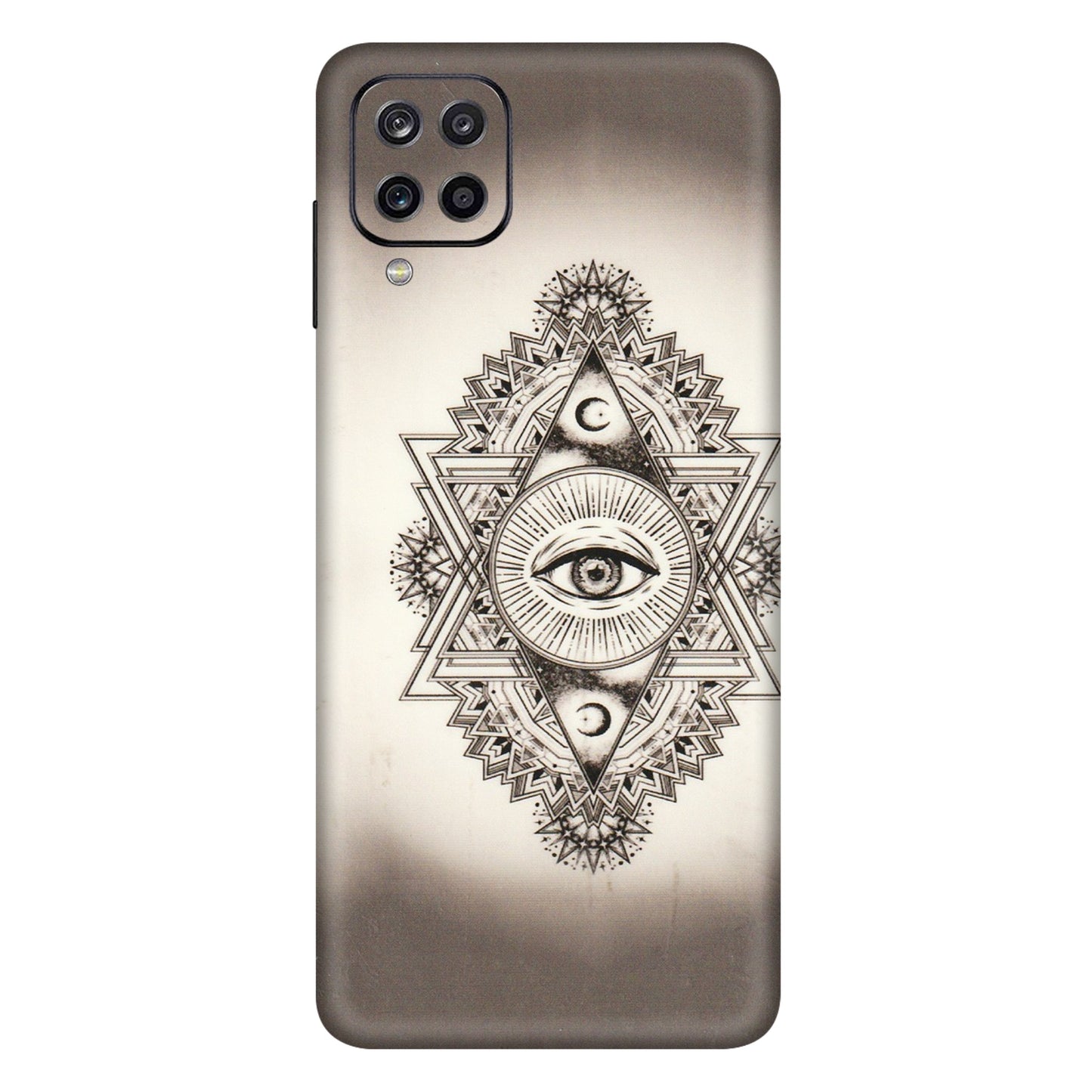 Samsung A/S Series Phone Skins (All Models) - Illuminati Great Eye - Transparent Finish (T-14) Samsung Galaxy A12