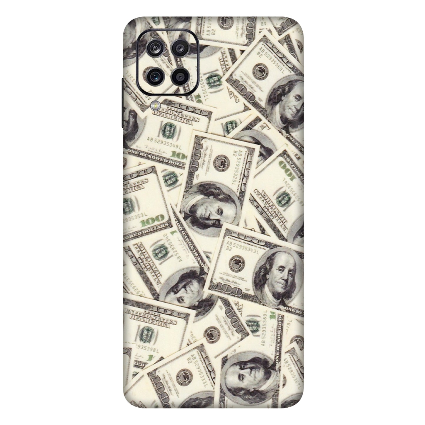 Samsung A/S Series Phone Skins (All Models) - Dollar Lover - Transparent Finish (T-17) Samsung Galaxy A12
