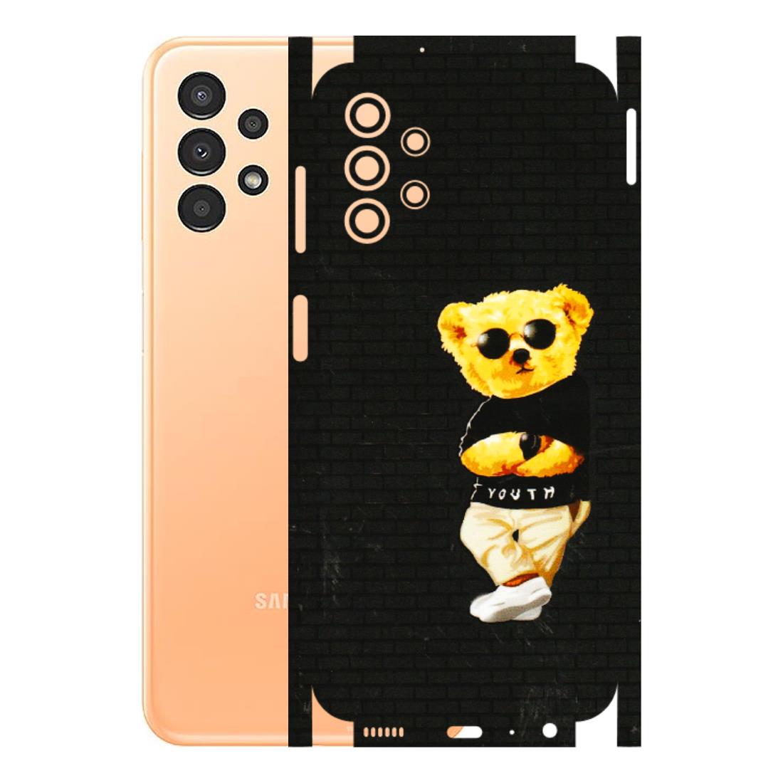 Samsung A/S Series Phone Skins (All Models) - Classy Teddy Bear - 3D Embossed Finish (L-116) Samsung Galaxy A13 4G