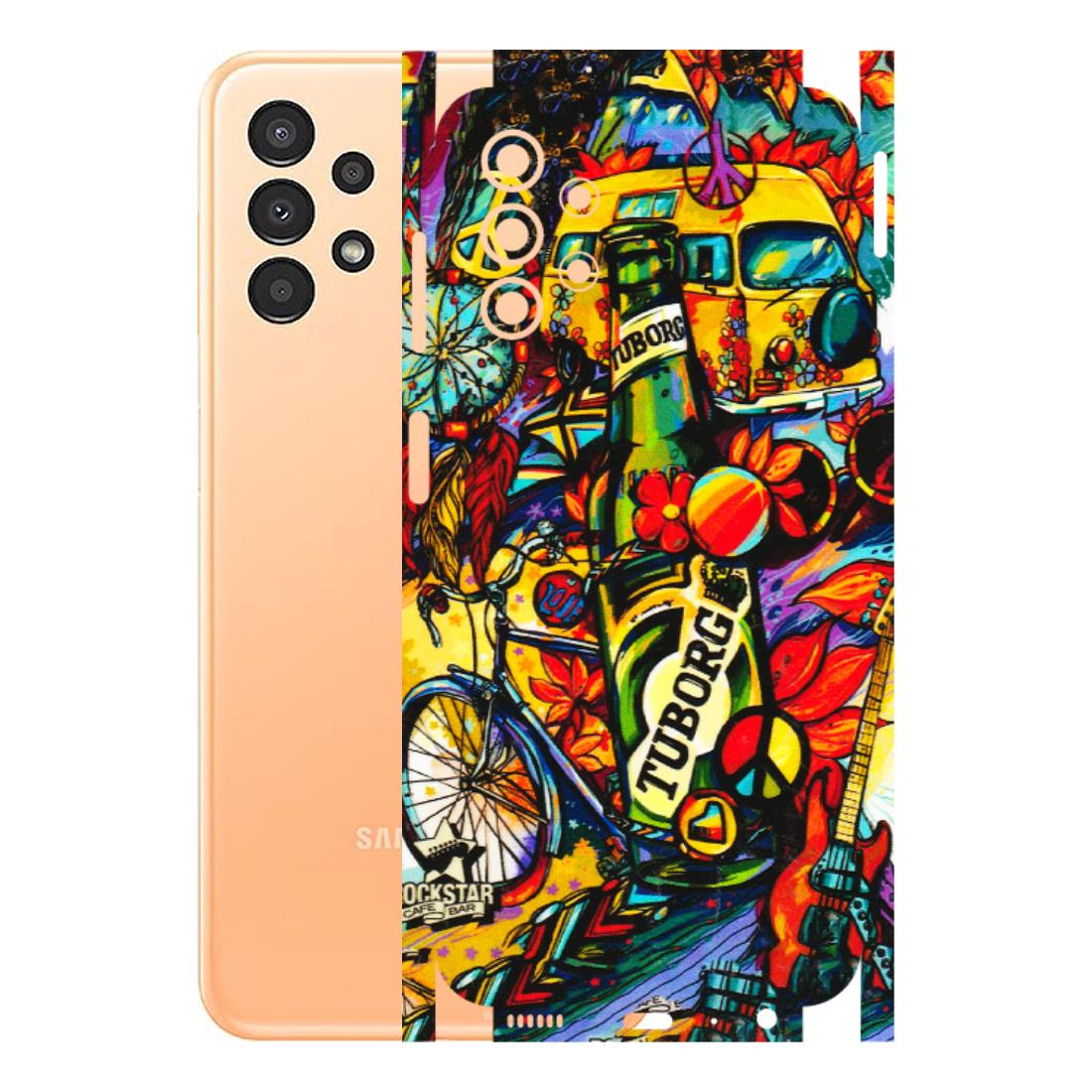 Samsung A/S Series Phone Skins (All Models) - Cool Beer Bottle - 3D Embossed Finish (L-193) Samsung Galaxy A13 4G