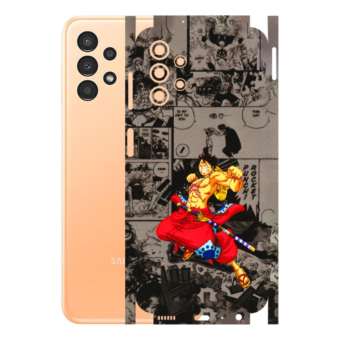 Samsung A/S Series Phone Skins (All Models) - One Piece Rocket Punch Manga - 3D Embossed Finish (L-25) Samsung Galaxy A13 4G