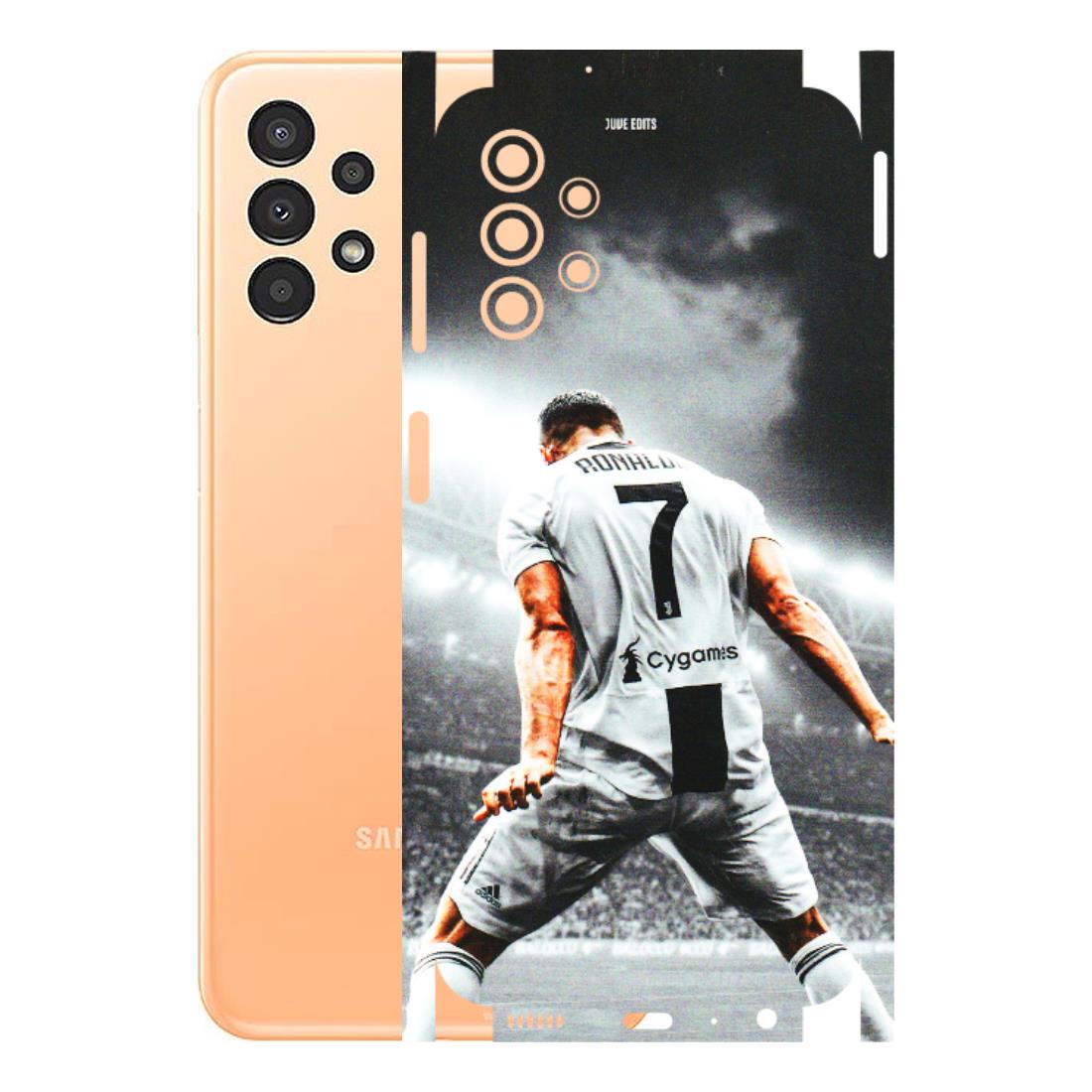 Samsung A/S Series Phone Skins (All Models) - Ronaldo CR7 Crazy - 3D Embossed Finish (L-44) Samsung Galaxy A13 4G