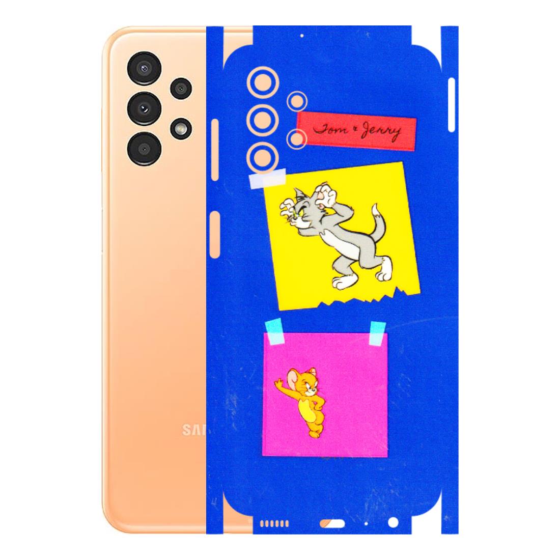 Samsung A/S Series Phone Skins (All Models) - Tom N Jerry Sticky Notes - 3D Embossed Finish (L-88) Samsung Galaxy A13 4G