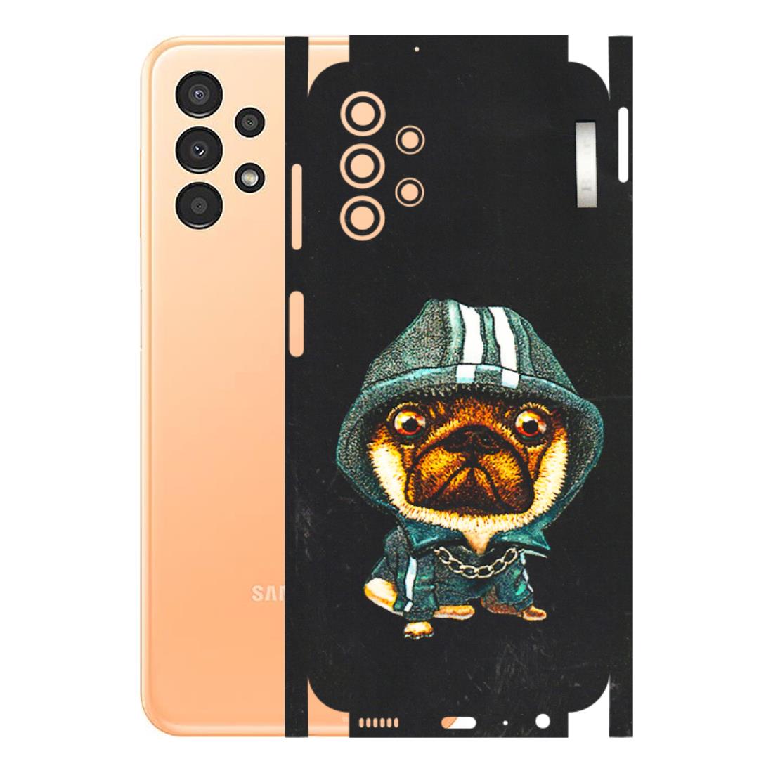 Samsung A/S Series Phone Skins (All Models) - Puppy N Hoodie - 3D Embossed Finish (L-90) Samsung Galaxy A13 4G