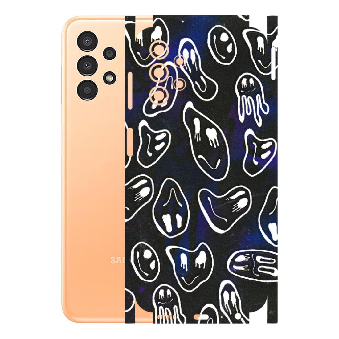 Samsung A/S Series Phone Skins (All Models) - Distorted Smileys - 3D Embossed Finish (L-92) Samsung Galaxy A13 4G