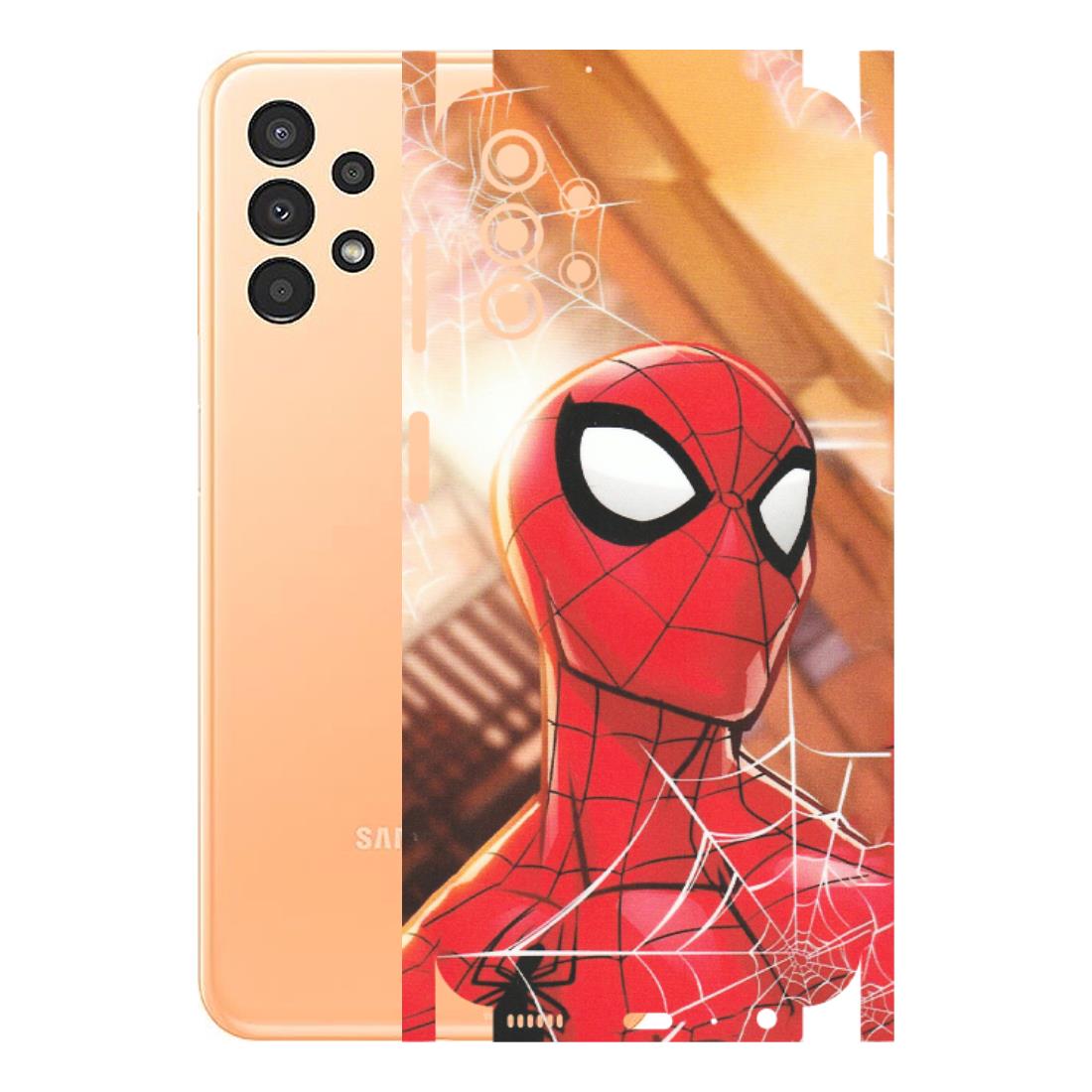 Samsung A/S Series Phone Skins (All Models) - Spiderman Face New - Matte Finish (M-41) Samsung Galaxy A13 4G